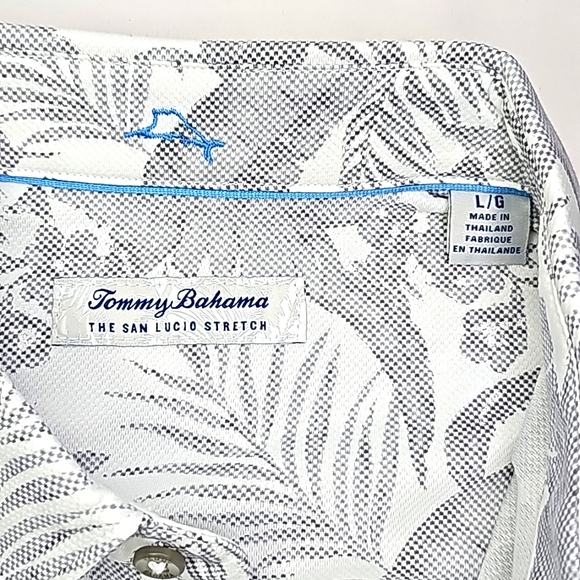 TOMMY BAHAMA ▪︎ SAN LUCIO SUMMER FRONDS ISLAND ZONE SHIRT ▪︎ SIZE L - Picture 9 of 12